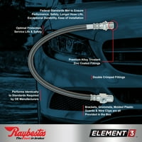 Raybestos Element kočni crijevo, BH odgovara odabiru: Nissan Versa, 2010- Infiniti g Base Sport