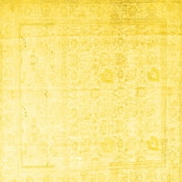 Ahgly Company zatvoreni pravokutnik Perzijski žuti tradicionalni prostirke, 2 '5'