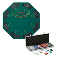 $ $ - Blackjack countertop, set žetona za poker $ 500 $ $ $