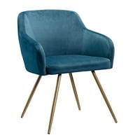 Ležerna stolica od tapeciranog presvlaka u plavom