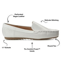 Kolekcija Journee Collection Womens Halsey Comfort Insole Slip na okruglom nožnom nogu loafer stanovi