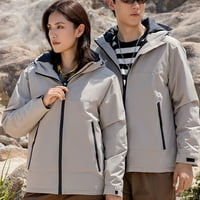Vjetrovke za žene, jakne s patentnim zatvaračem, jednobojni džepovi, tople vjetrootporne lagane planinarske jakne