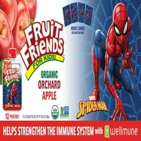 Vrećica voća s organskim umakom od jabuka Spider-Man, 3 unce