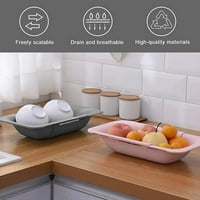 Podesivi odvod sudopera košara za pranje voća i povrća sudoper za čišćenje sudopera sito za posuđe košara za vodu