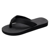 Muške ljetne prozračne cipele za plažu sandale kućne papuče ravne japanke crne