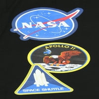 Apollo svemirski šatl zakrpa muške dnevne pidžame hlače, malene