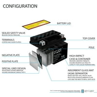 YTX4L -BS SLA Zamjenska baterija kompatibilna sa sačmaricom UT4L - Pack