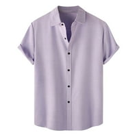 Majica kratkih rukava Casual uklopljeni teniski Polo Golf majice ljubičaste majice, 2 inča