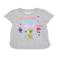Ekskluzivna majica za djevojčice s 4 uzorka šljokica