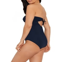 Ženski kupaći kostim Plus size bez naramenica