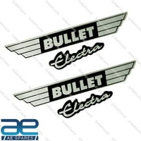 Royal Enfield Bullet Electra logotip naljepnice naljepnice par veličine x