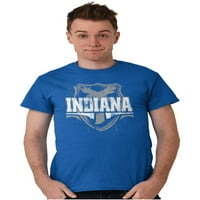 Indiana Gameday State Rest Shiel Shiel Men's Grafička majica Tees Brisco Brands X