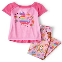 Dvodijelni Dječji pidžama Set za djevojčice, veličine 4-16