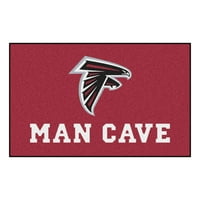 - Atlanta Falcons Man Cave Ultimat 5'x8 'prostirka