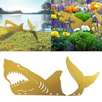Dekor za vrt i dom umjetničke figure morskih pasa umjetnički ukrasi za vanjske ukrase oceana i mora