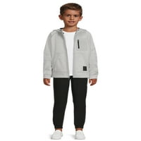 Atletic Works Boys Tech Tech Fleece Zip jakna, veličine 4- & Husky