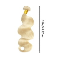 Primite kosu snop brazilske kose pletenica prirodna zlatna valovita kosa