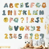 Djeca abeceda ABC Pisma Djeca uklonjiva zidne naljepnice vrtić naljepnica vinil dekor