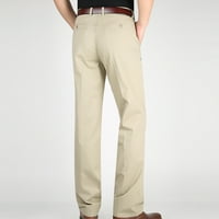 Ležerne hlače s džepovima za muškarce, obične hlače s patentnim zatvaračem za ulicu