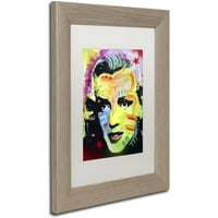 Zaštitni znak likovna umjetnost Marilyn Monroe I Canvas Art by Dean Russo, White Matte, okvir breze