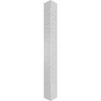 Stolarija od 12 10 ' 10 ' klasični kvadratni stup s rezbarijama u stilu paislie koji se ne sužava prema gore s