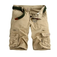 Muške kratke hlače taktičke kratke hlače na otvorenom kratke hlače casual čista boja na otvorenom džepnom plažom