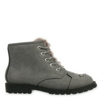 Wonder Nation Critter Cutie Lace-up Moto Boot