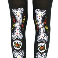 _ / Pamučne prozračne čarape za Noć vještica s uzorkom iz crtića duge čarape za cijevi za zabavu, kosplej, školsku