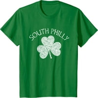 JHPKJSOUTH Philly Irish Shamrock uznemirena bijela majica