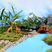 Model Vlak životinja model žirafa minijaturni Zoološki vrt uređenje ukras
