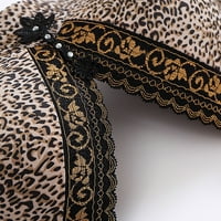 Kakina s donje rublje za žene plus veličine ženskog leopard grudnjaka bez donjeg rublja za donje rublje svakodnevno