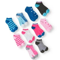 Čarape s mramornim prugama od 10 inča ružičaste 4-10