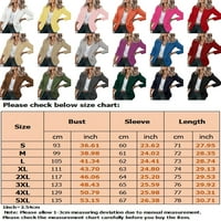 Avamo Womens casual jakna casual Work Blazer Office Jacket Slim Fit Blazer za poslovnu damu