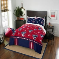 Dallas Track Full Queen Comforter & Shams Set