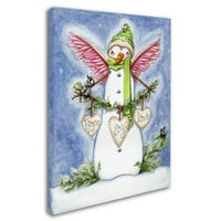 Zaštitni znak likovna umjetnost Snow Angel Canvas Art by Jennifer Nilsson