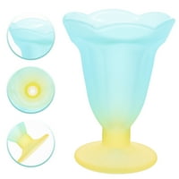 Šalica u boji staklene čaše za desert šalice-šalice za sladoled na nogama zdjele za sladoled, puding, posluživanje