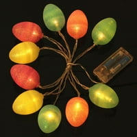 LED vijenci od uskršnjih jaja duljine 5,4 metra vilinski vijenci na baterije Uskrsni ukrasi za uskrsni ukras kuće