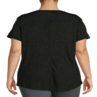 Ženska prigradska majica s kratkim rukavima veličine plus veličine