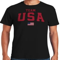Muška majica s grafičkim prikazom domoljubne reprezentacije Amerike na Olimpijskim igrama u SAD-u