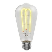 & G ST LED Vintage žarulja, 6-vatna mekana bijela, zatamnjena E baza, 2pk