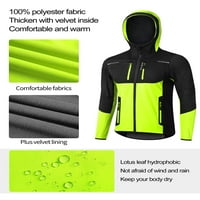 Biciklistička jakna s kapuljačom za biciklizam Muška vjetrovka za trčanje na biciklu reflektirajuća vjetrootporna