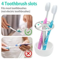 Stalak za četkice za zube _ podijeljeni stalak za odlaganje četkica za zube od nehrđajućeg čelika za kupaonsku