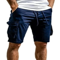 Muške ljetne kratke hlače, kratke hlače za plažu s elastičnim strukom, donji dio srednjeg struka, klasična odjeća
