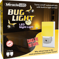 Miracle LED zatvoreni žuta buba noćna svijetloplava blokira