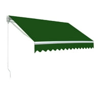 Uvlačiva motorizirana tenda za terasu 20' 10', Zelena