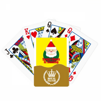 Djed Mraz sretan kraj Art Deco igra kartašku igru