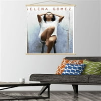 Selena Gomez-plakat na stolici s drvenim magnetskim okvirom, 22.375 34