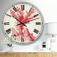 Dizajnerski veliki snježnobijeli analogni okrugli zidni sat u nautičkom stilu, 925740-923