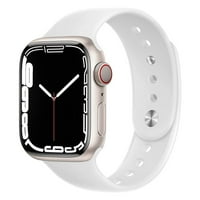 Silikon remen za trake Apple Watch za žene i muškarce, Podesive elastične sportske uzicom, Narukvice za iWatch