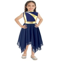 _ / Dječja lirska plesna haljina za djevojčice u boji asimetrično odijelo za slavljenje bogoslužja plesna odjeća